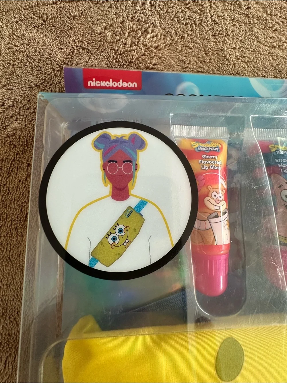 SpongeBob SquarePants Kids' Yellow Cosmetic Set